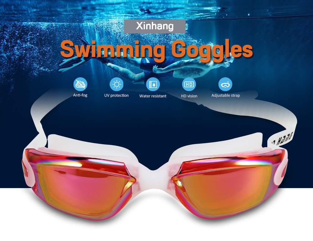 XinHang XH5710 Swimming Goggles with Anti Fog UV Protection- Black XinHang XH5710 Swimming Goggles with Anti Fog UV Protection- Black