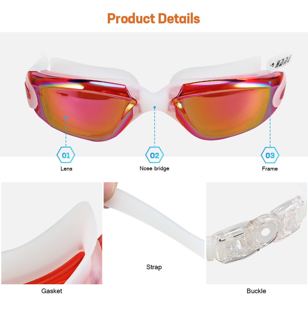 XinHang XH5710 Swimming Goggles with Anti Fog UV Protection- Black XinHang XH5710 Swimming Goggles with Anti Fog UV Protection- Black