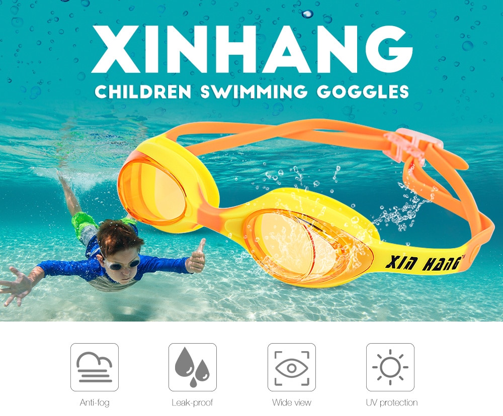 XinHang XH1300 Children Swimming Goggles UV Protection- Blue XinHang XH1300 Children Swimming Goggles UV Protection- Blue