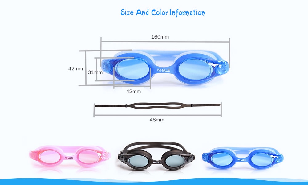 WHALE CF - 8200 Fashion Adult Goggles- Black Regular WHALE CF - 8200 Fashion Adult Goggles- Black Regular