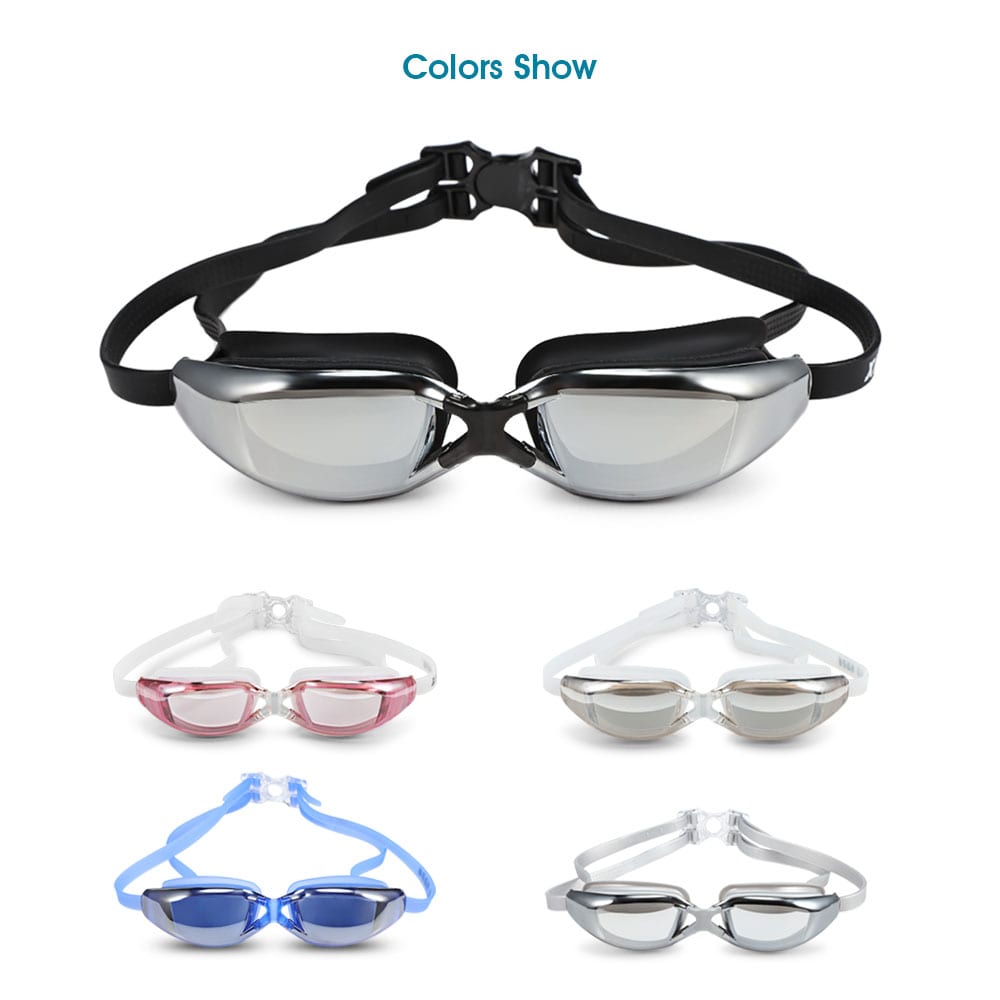 XINHANG XH9200 HD Plating Anti-fog UV Swimming Goggles- Black XINHANG XH9200 HD Plating Anti-fog UV Swimming Goggles- Black