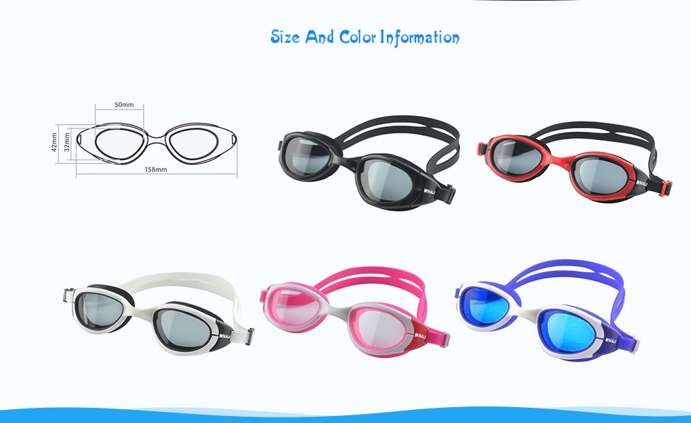 WHALE CF - PC - 4400 UV Protection Goggles- Black Regular WHALE CF - PC - 4400 UV Protection Goggles- Black Regular