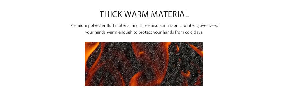 Outdoor Winter Gloves Touchscreen Running Warm- Orange Outdoor Winter Gloves Touchscreen Running Warm- Orange