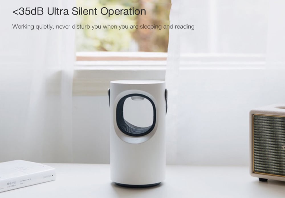 UTORCH 203 Smart USB Charging Mute 360 degree UV Mosquito Killer Lamp- White UTORCH 203 Smart USB Charging Mute 360 degree UV Mosquito Killer Lamp- White