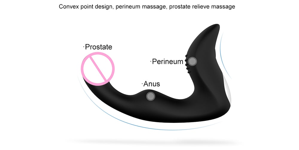 SHD - S010 - LANDY Gay Masturbation Electric Butt Plug - Black SHD - S010 - LANDY Gay Masturbation Electric Butt Plug - Black