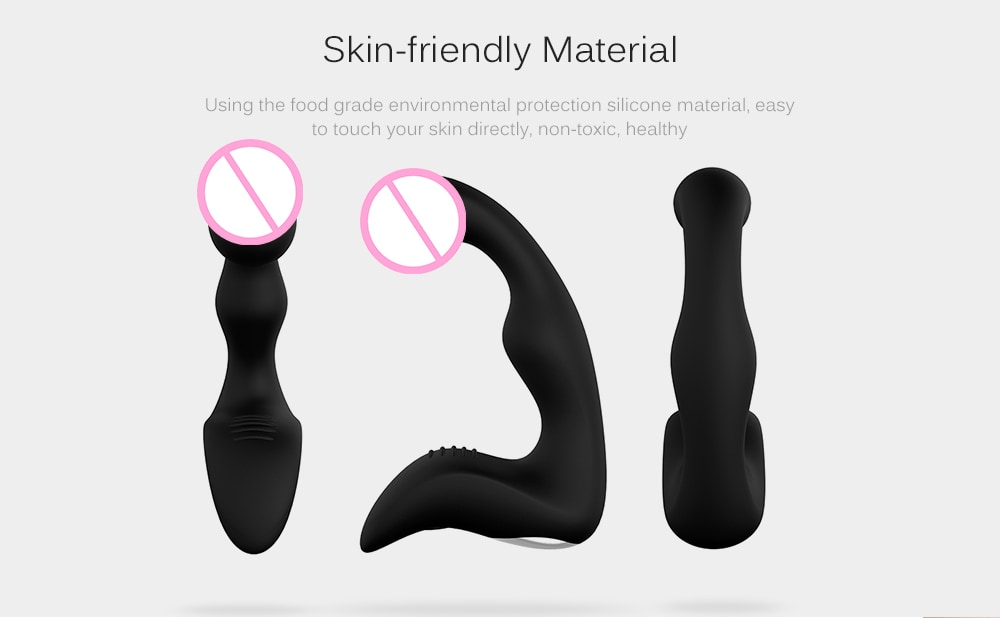 SHD - S010 - LANDY Gay Masturbation Electric Butt Plug - Black SHD - S010 - LANDY Gay Masturbation Electric Butt Plug - Black