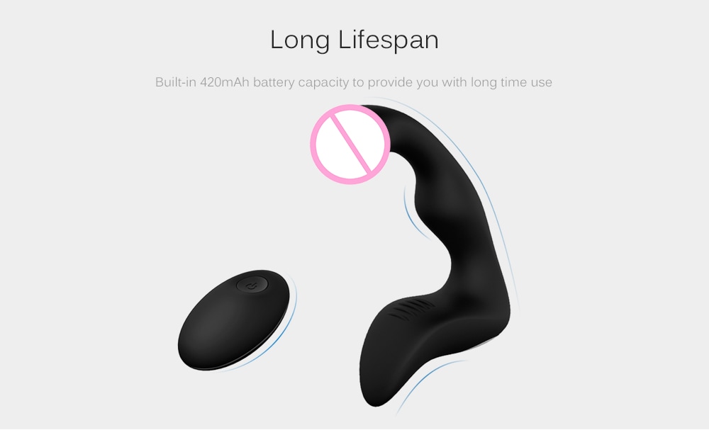 SHD - S010 - LANDY Gay Masturbation Electric Butt Plug - Black SHD - S010 - LANDY Gay Masturbation Electric Butt Plug - Black