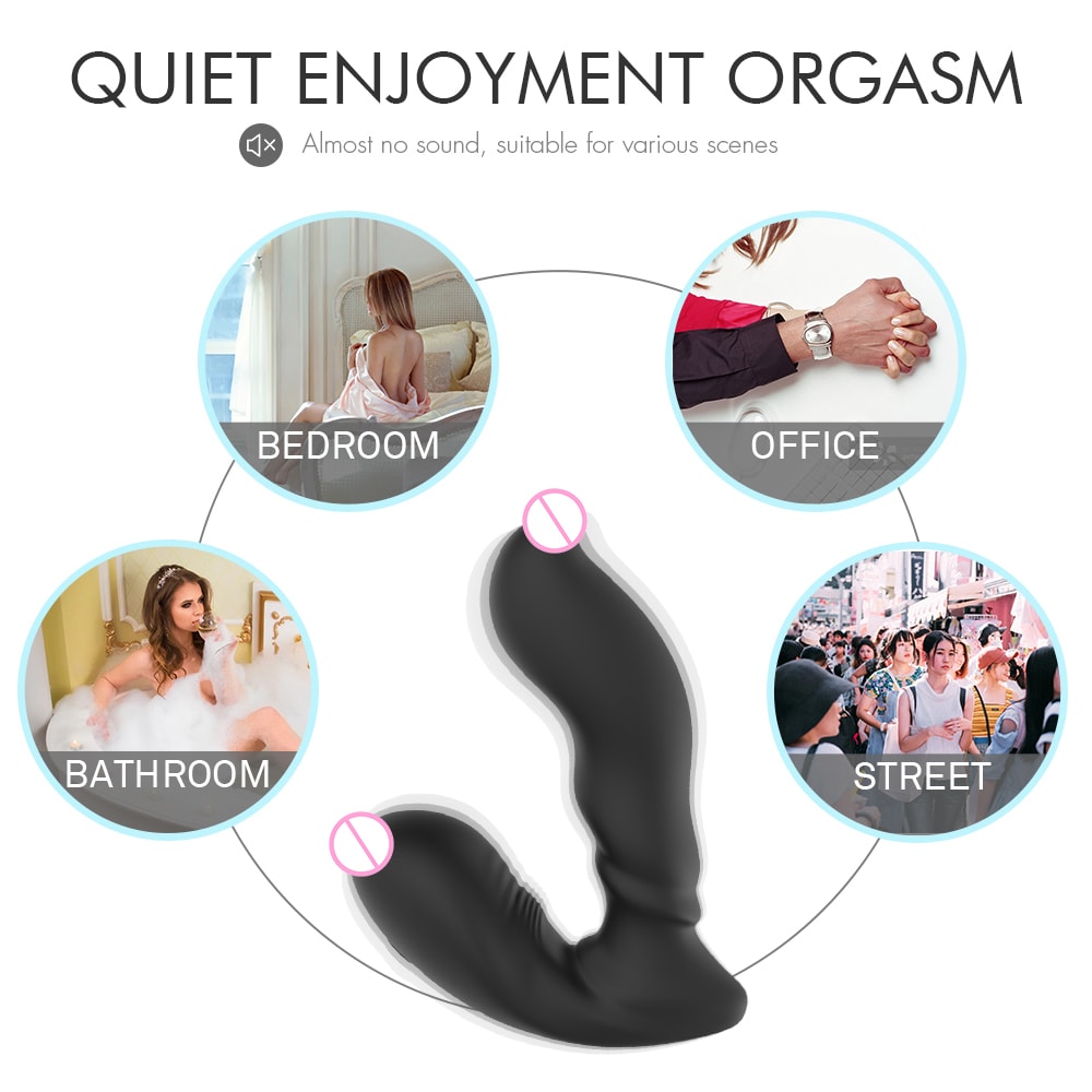 Shd - S115 Optimus Prostate Massager for Men- Black Shd - S115 Optimus Prostate Massager for Men- Black