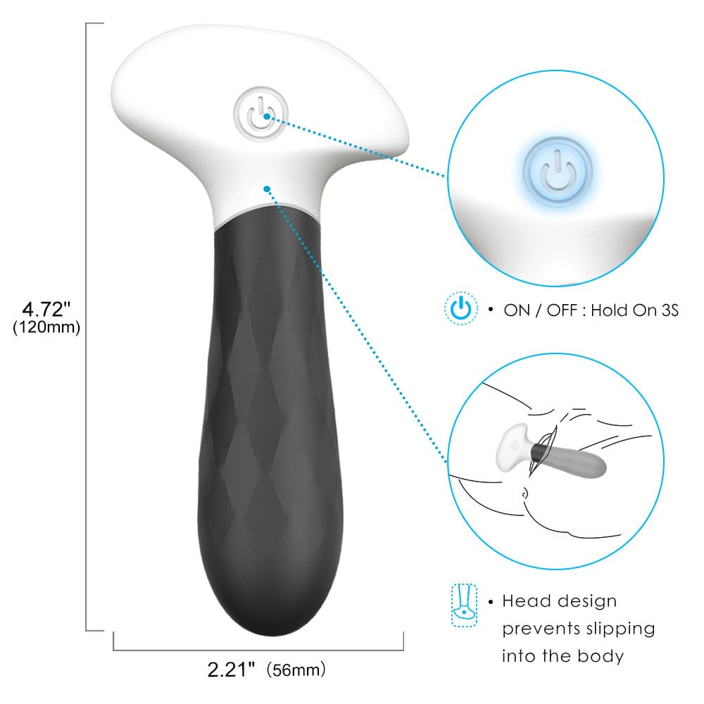 SHD - S074 - 2 Masturbation Thrust Anal Sex Toys Remote- Black SHD - S074 - 2 Masturbation Thrust Anal Sex Toys Remote- Black
