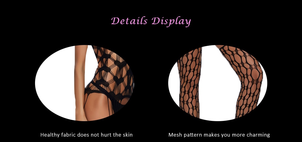 Sexy Lingerie Body Shaping Bodysuit Sexy Openwork Nets- Black One Size Sexy Lingerie Body Shaping Bodysuit Sexy Openwork Nets- Black One Size