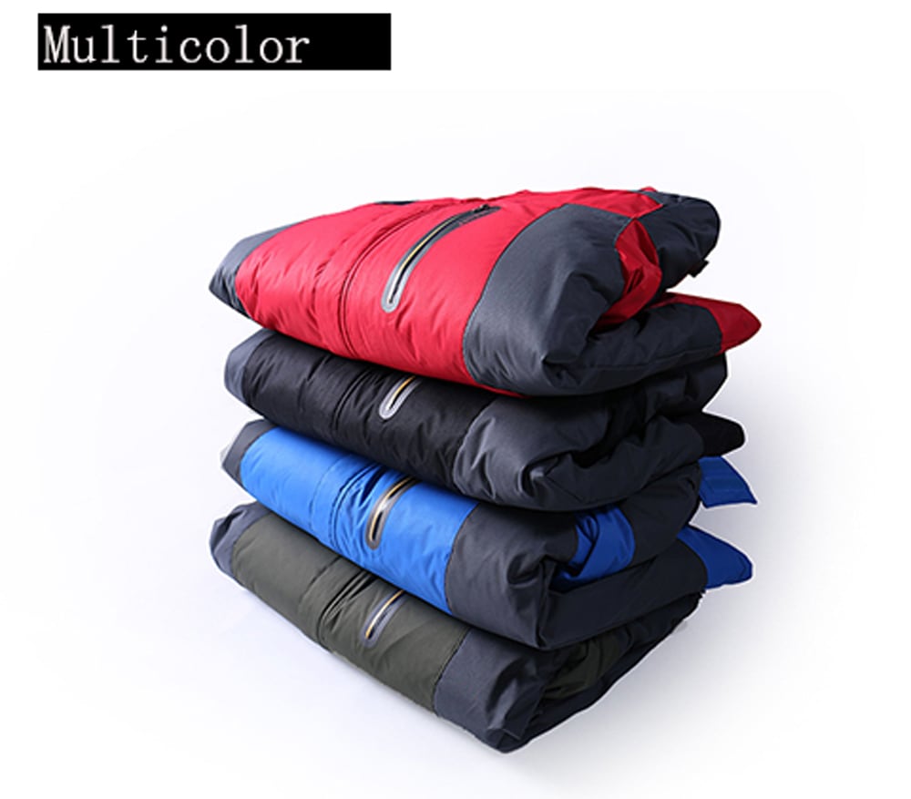 Winter Men's Outdoor Windproof Plus Large Size Warm Jacket- Black XL Winter Men's Outdoor Windproof Plus Large Size Warm Jacket- Black XL