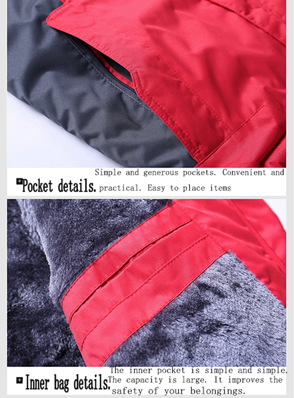 Winter Men's Outdoor Windproof Plus Large Size Warm Jacket- Black XL Winter Men's Outdoor Windproof Plus Large Size Warm Jacket- Black XL