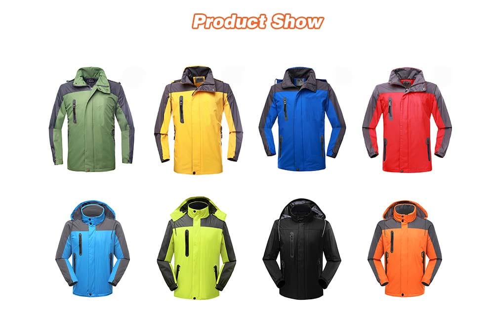 Stylish Breathable Waterproof Windbreak Hooded Sports Jacket for Men- Orange L Stylish Breathable Waterproof Windbreak Hooded Sports Jacket for Men- Orange L