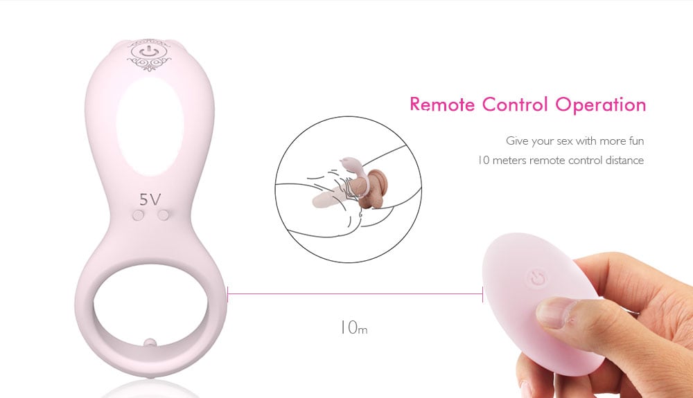 SHD - S084 - 2 CORA Male Electric Delayed Ejaculation Lock Ring - Pink SHD - S084 - 2 CORA Male Electric Delayed Ejaculation Lock Ring - Pink