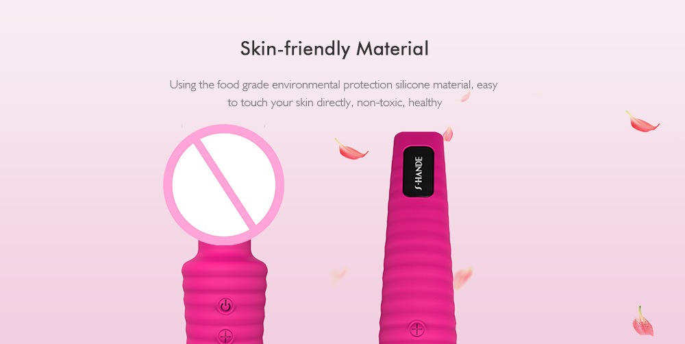 SHD - S042 Star Female Masturbation Electric Penis Vibrator - Rose Red SHD - S042 Star Female Masturbation Electric Penis Vibrator - Rose Red