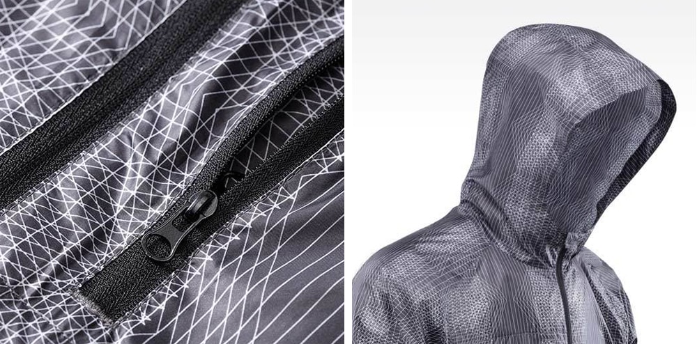 Water-resistance Portable Sun Protection Ultra-thin Sleeve Shirt Jacket- Granite L Water-resistance Portable Sun Protection Ultra-thin Sleeve Shirt Jacket- Granite L