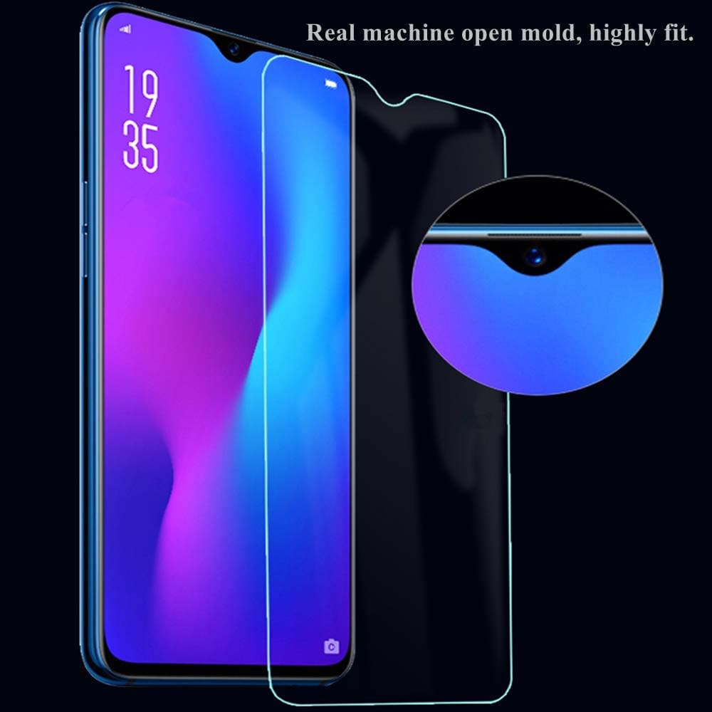Soft Full Plating TPU Cover with Tempered Glass Screen Protector for OnePlus 6T- Blue Soft Full Plating TPU Cover with Tempered Glass Screen Protector for OnePlus 6T- Blue