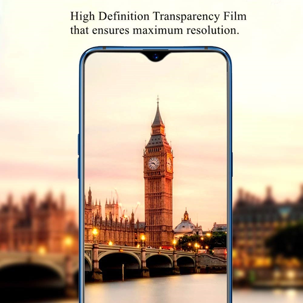Soft Full Plating TPU Cover with Tempered Glass Screen Protector for OnePlus 6T- Blue Soft Full Plating TPU Cover with Tempered Glass Screen Protector for OnePlus 6T- Blue