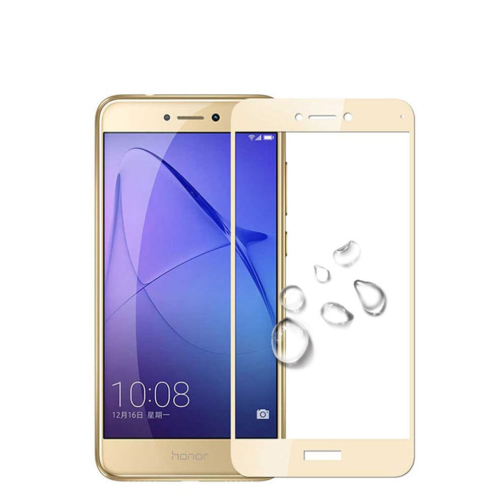 Screen Protector Full Coverage for Huawei P8 Lite 2017 / Honor 8 Lite- White Screen Protector Full Coverage for Huawei P8 Lite 2017 / Honor 8 Lite- White
