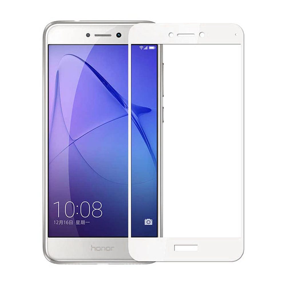 Screen Protector Full Coverage for Huawei P8 Lite 2017 / Honor 8 Lite- White Screen Protector Full Coverage for Huawei P8 Lite 2017 / Honor 8 Lite- White