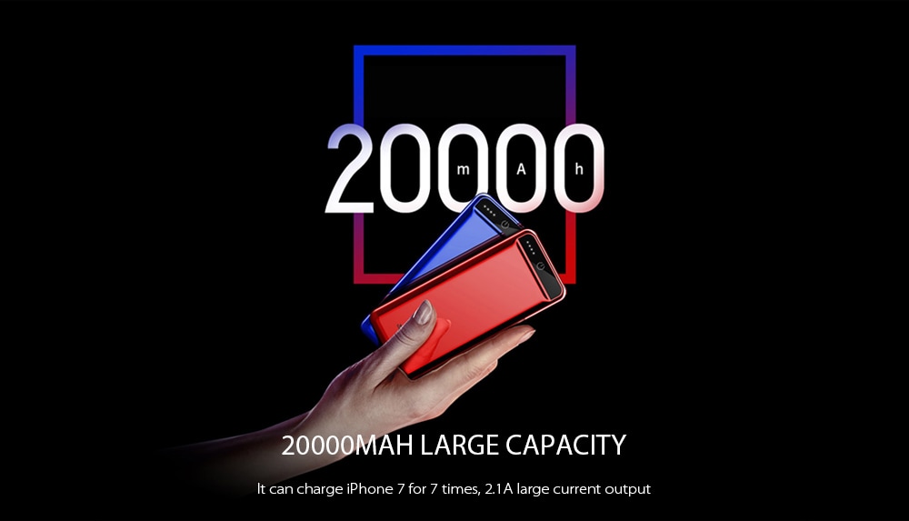 Teclast A20 Power Bank 20000mAh Lightweight for Tablet / Mobile Phone- Black Teclast A20 Power Bank 20000mAh Lightweight for Tablet / Mobile Phone- Black