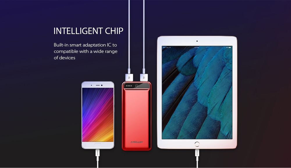 Teclast A20 Power Bank 20000mAh Lightweight for Tablet / Mobile Phone- Black Teclast A20 Power Bank 20000mAh Lightweight for Tablet / Mobile Phone- Black