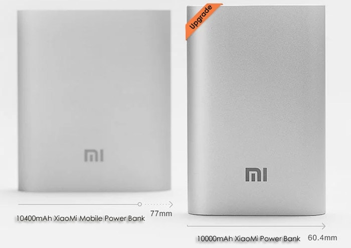 Original Xiaomi Pocket 10000mAh Mobile Power Bank High Capacity Portable Charger- Silver Original Xiaomi Pocket 10000mAh Mobile Power Bank High Capacity Portable Charger- Silver