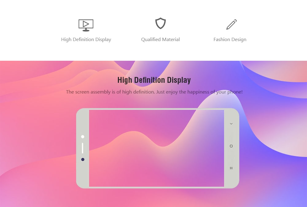 White Screen Assembly for Xiaomi Redmi 4X- White White Screen Assembly for Xiaomi Redmi 4X- White