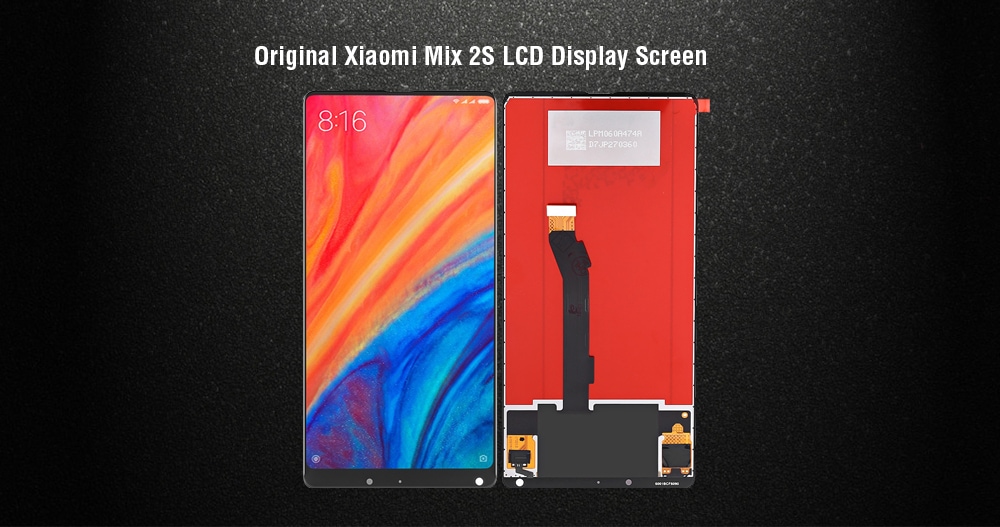 Original Xiaomi Mix 2S LCD Display Screen- Black Original Xiaomi Mix 2S LCD Display Screen- Black