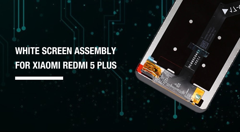 White Screen Assembly for Xiaomi Redmi 5 PLus- White White Screen Assembly for Xiaomi Redmi 5 PLus- White