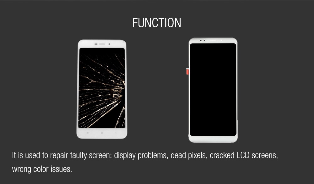 White Screen Assembly for Xiaomi Redmi 5 PLus- White White Screen Assembly for Xiaomi Redmi 5 PLus- White