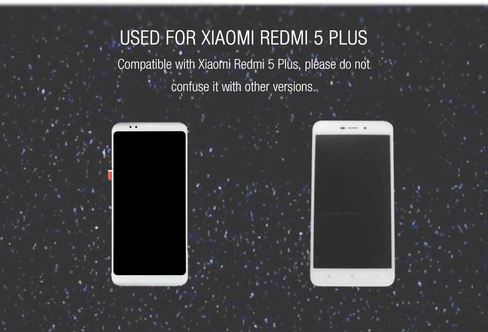 White Screen Assembly for Xiaomi Redmi 5 PLus- White White Screen Assembly for Xiaomi Redmi 5 PLus- White