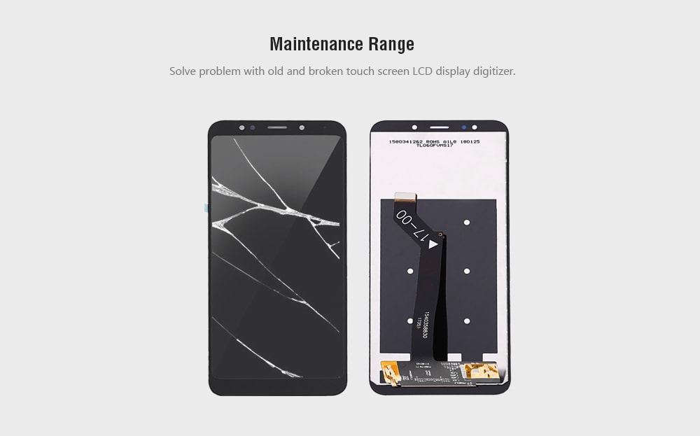 Original Xiaomi Redmi 5 Plus FHD Touch Screen LCD- Black Original Xiaomi Redmi 5 Plus FHD Touch Screen LCD- Black