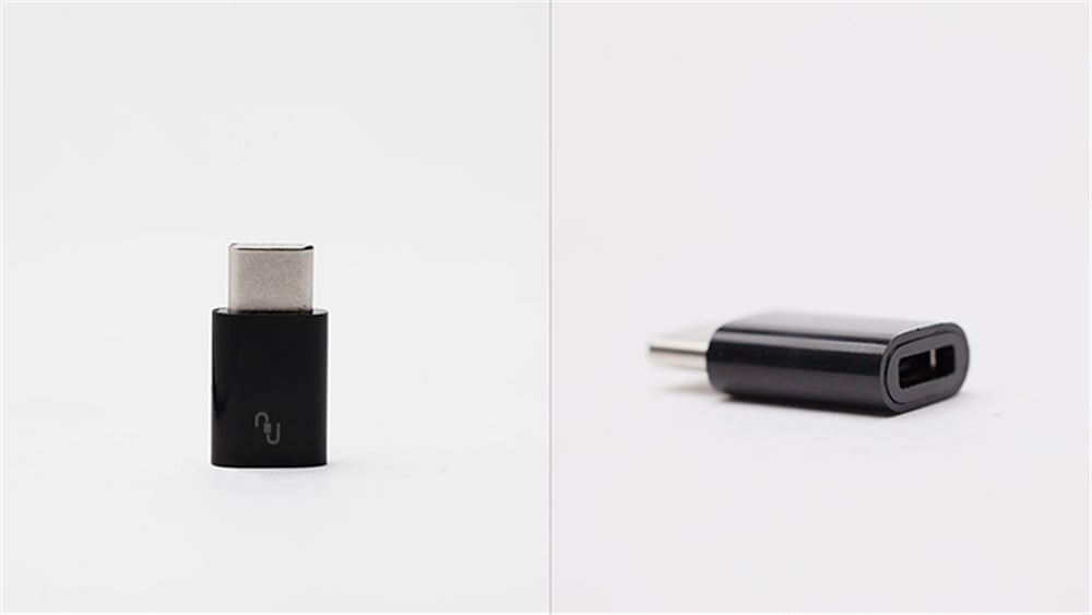 Original Xiaomi USB Type-C Adapter Cable Converter Connector Fast Quick Charger- Black Original Xiaomi USB Type-C Adapter Cable Converter Connector Fast Quick Charger- Black