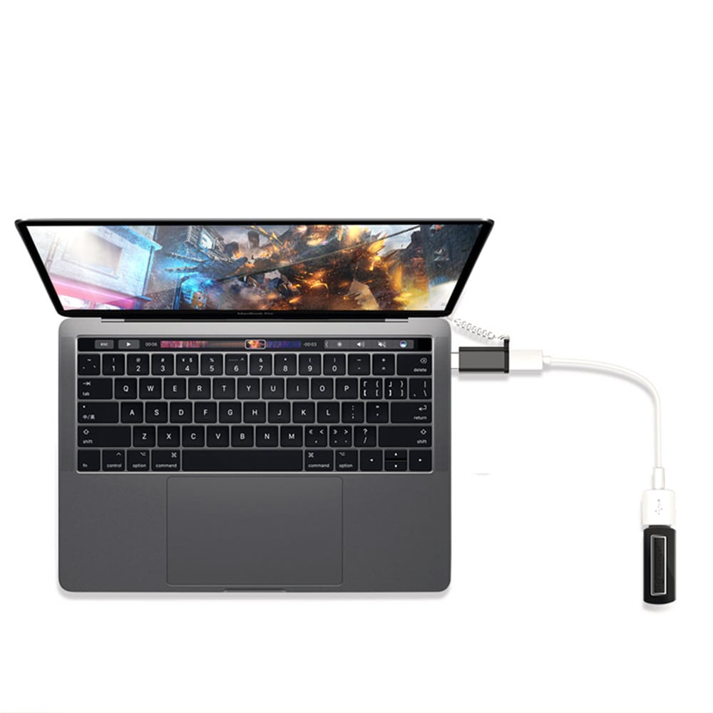 USB 3.1 Type C OTG Adapter Micro USB Female To Type C Male Converter- Black USB 3.1 Type C OTG Adapter Micro USB Female To Type C Male Converter- Black