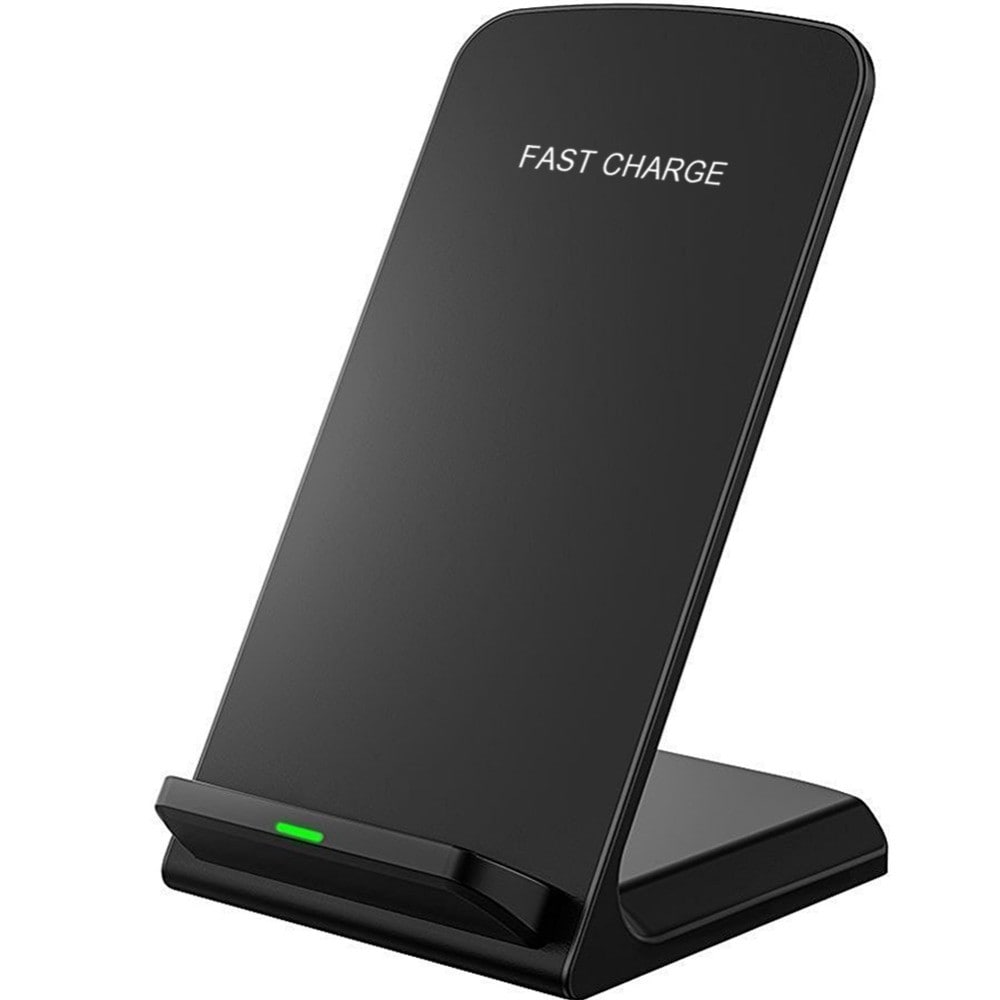 Qi Wireless Fast Charger Charging Stand Dock Pad for Samsung Galaxy S8 / S8+ / Note 8 iPhone X / 8 Plus 8- Black Qi Wireless Fast Charger Charging Stand Dock Pad for Samsung Galaxy S8 / S8+ / Note 8 iPhone X / 8 Plus 8- Black