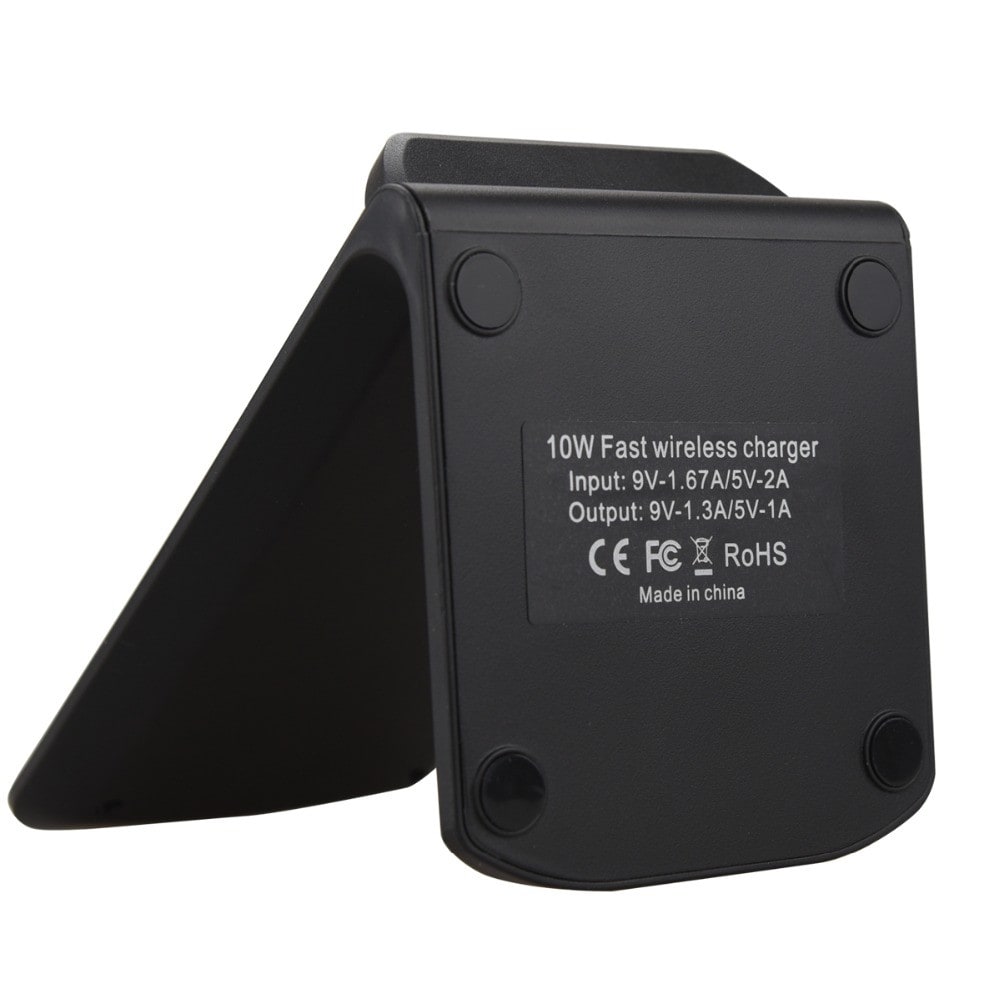 Qi Wireless Fast Charger Charging Stand Dock Pad for Samsung Galaxy S8 / S8+ / Note 8 iPhone X / 8 Plus 8- Black Qi Wireless Fast Charger Charging Stand Dock Pad for Samsung Galaxy S8 / S8+ / Note 8 iPhone X / 8 Plus 8- Black