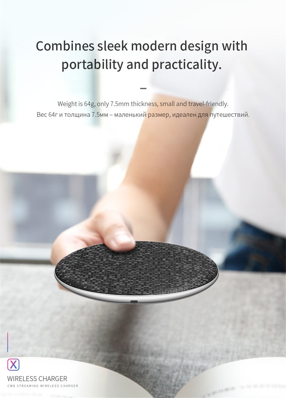 Qi Wireless Charger 5V1A Desktop Wireless Fast Charging Pad For iPhone X / 8 / 8 Plus Samsung Galaxy S8 / S8 + / Note 8- Black Qi Wireless Charger 5V1A Desktop Wireless Fast Charging Pad For iPhone X / 8 / 8 Plus Samsung Galaxy S8 / S8 + / Note 8- Black