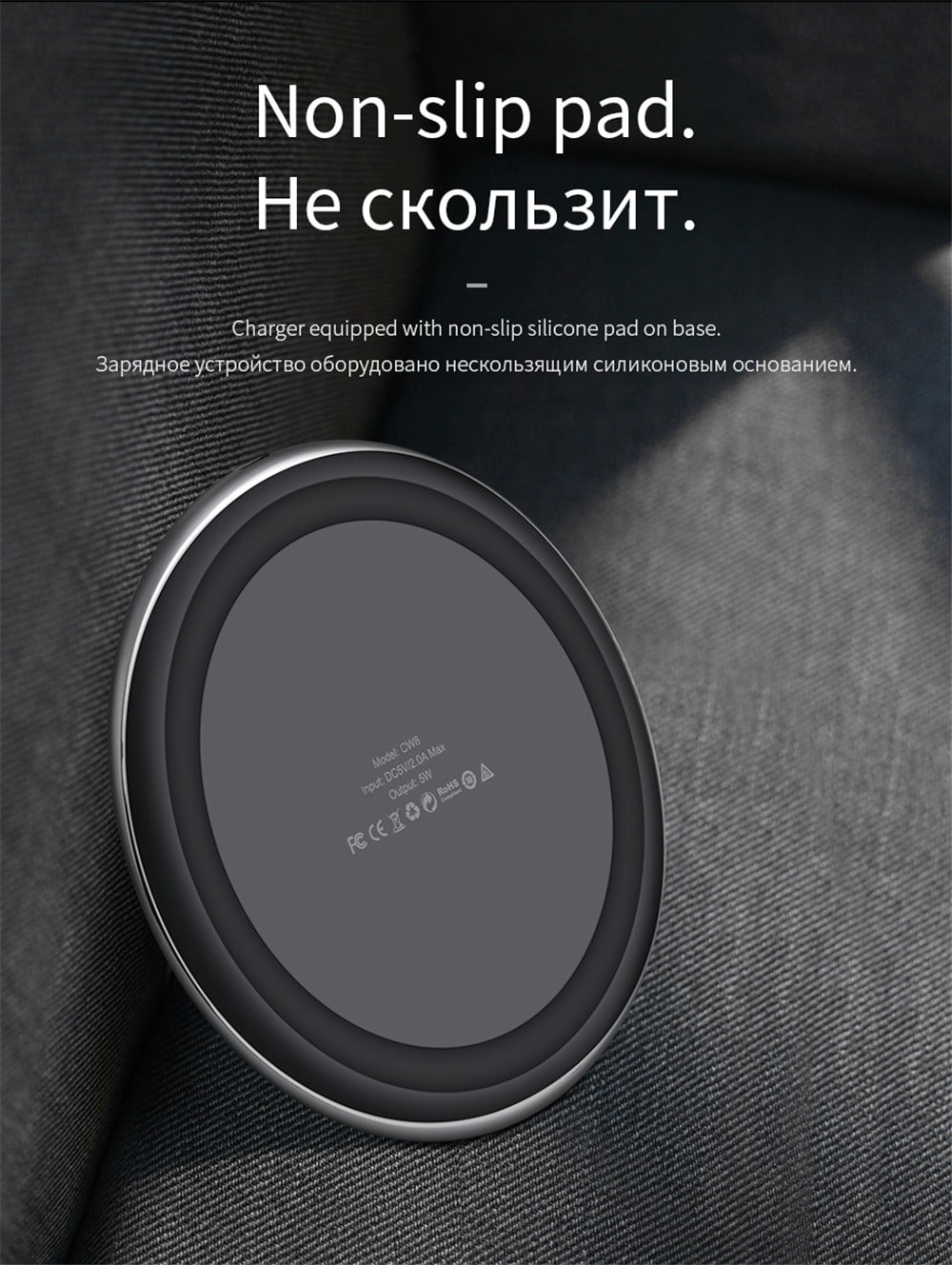 Qi Wireless Charger 5V1A Desktop Wireless Fast Charging Pad For iPhone X / 8 / 8 Plus Samsung Galaxy S8 / S8 + / Note 8- Black Qi Wireless Charger 5V1A Desktop Wireless Fast Charging Pad For iPhone X / 8 / 8 Plus Samsung Galaxy S8 / S8 + / Note 8- Black