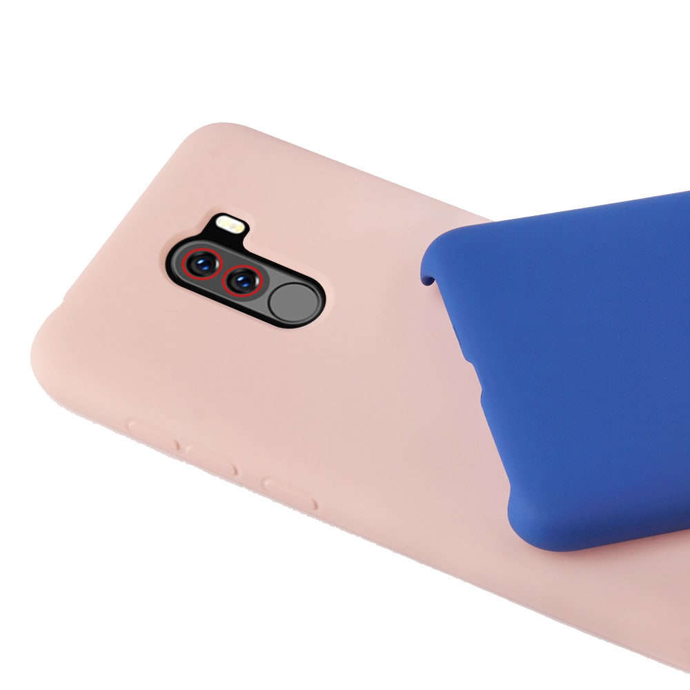 Silicone Protective Cover Case for Xiaomi Pocophone F1- Black Silicone Protective Cover Case for Xiaomi Pocophone F1- Black