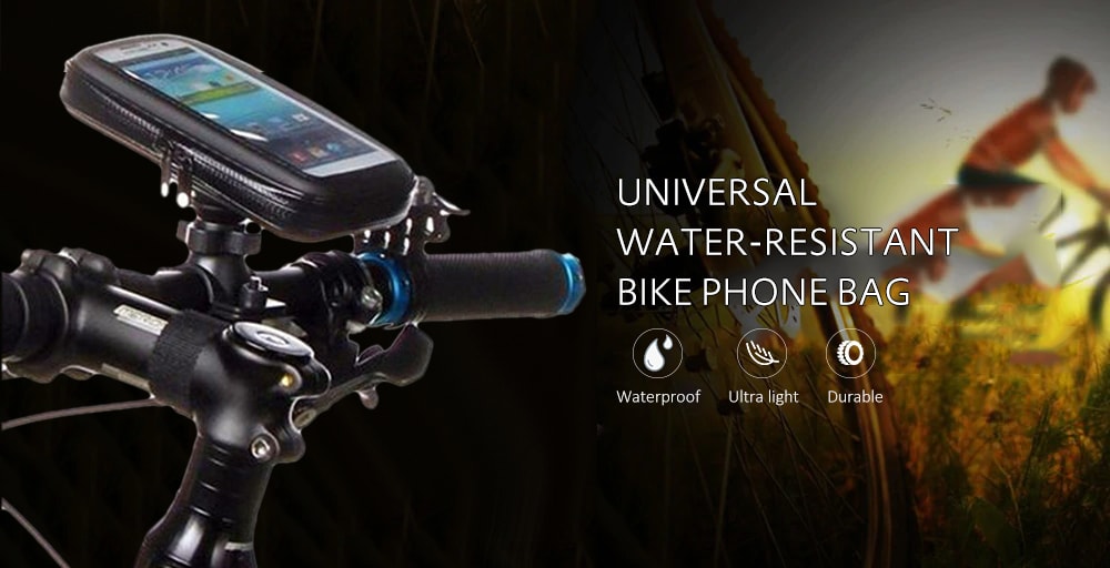 Universal Water-resistant Motor Motorcycle Case Bike Bag Phone Mount Holder- Black Universal Water-resistant Motor Motorcycle Case Bike Bag Phone Mount Holder- Black