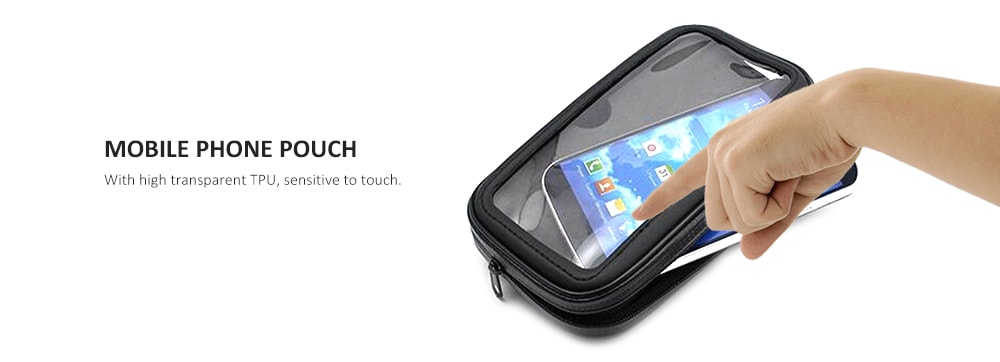 Universal Water-resistant Motor Motorcycle Case Bike Bag Phone Mount Holder- Black Universal Water-resistant Motor Motorcycle Case Bike Bag Phone Mount Holder- Black