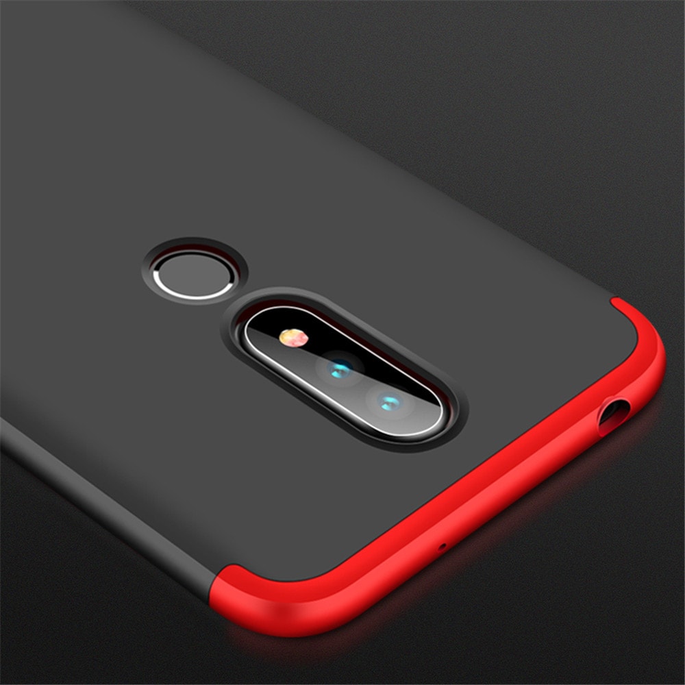 Shockproof Ultra-thin Full Body Cover Solid Hard Case for Nokia X6- Multi-D Shockproof Ultra-thin Full Body Cover Solid Hard Case for Nokia X6- Multi-D