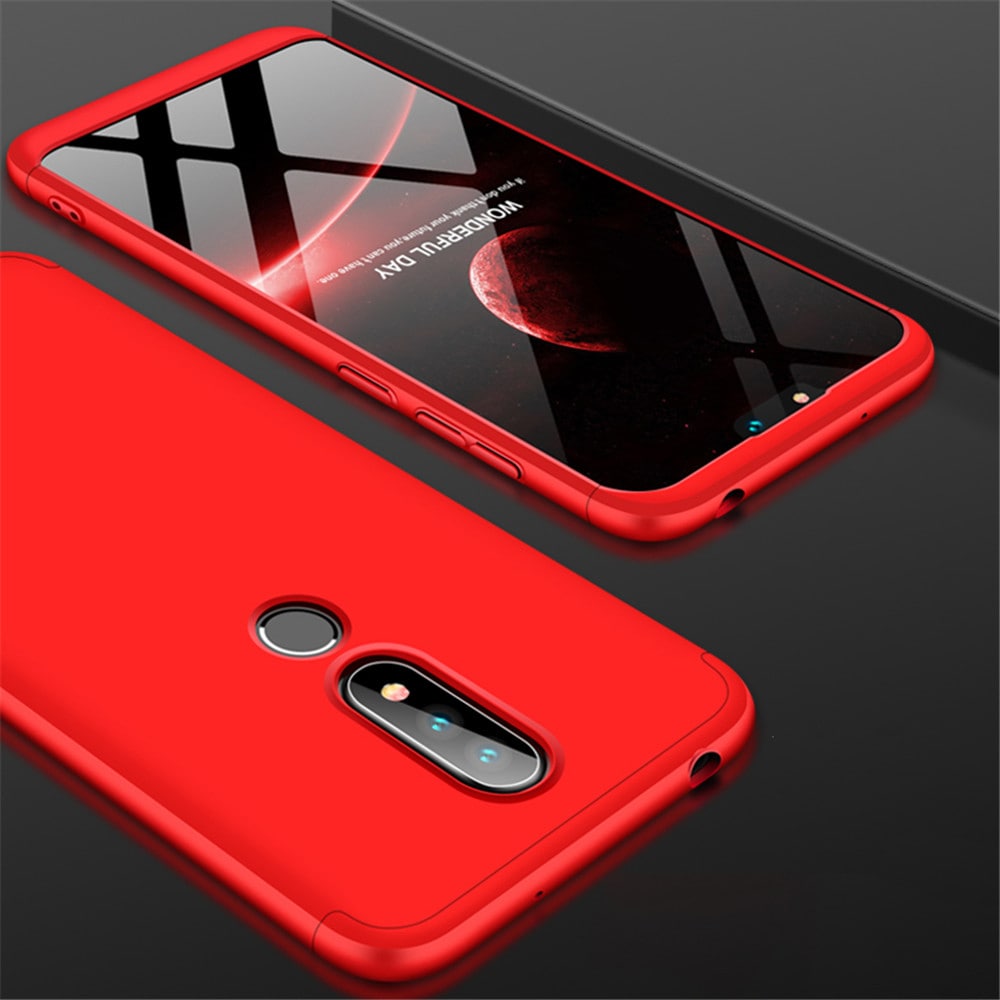 Shockproof Ultra-thin Full Body Cover Solid Hard Case for Nokia X6- Multi-D Shockproof Ultra-thin Full Body Cover Solid Hard Case for Nokia X6- Multi-D