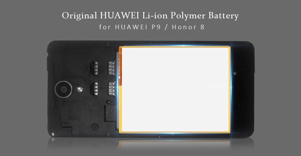 Original HUAWEI Lithium Ion Polymer Battery for HUAWEI P9 / Honor 8- Goldenrod Original HUAWEI Lithium Ion Polymer Battery for HUAWEI P9 / Honor 8- Goldenrod