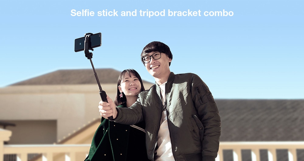 Xiaomi Tripod Mount Holder Selfie Stick Wireless Bluetooth 3.0 Remote Control- Gray Xiaomi Tripod Mount Holder Selfie Stick Wireless Bluetooth 3.0 Remote Control- Gray