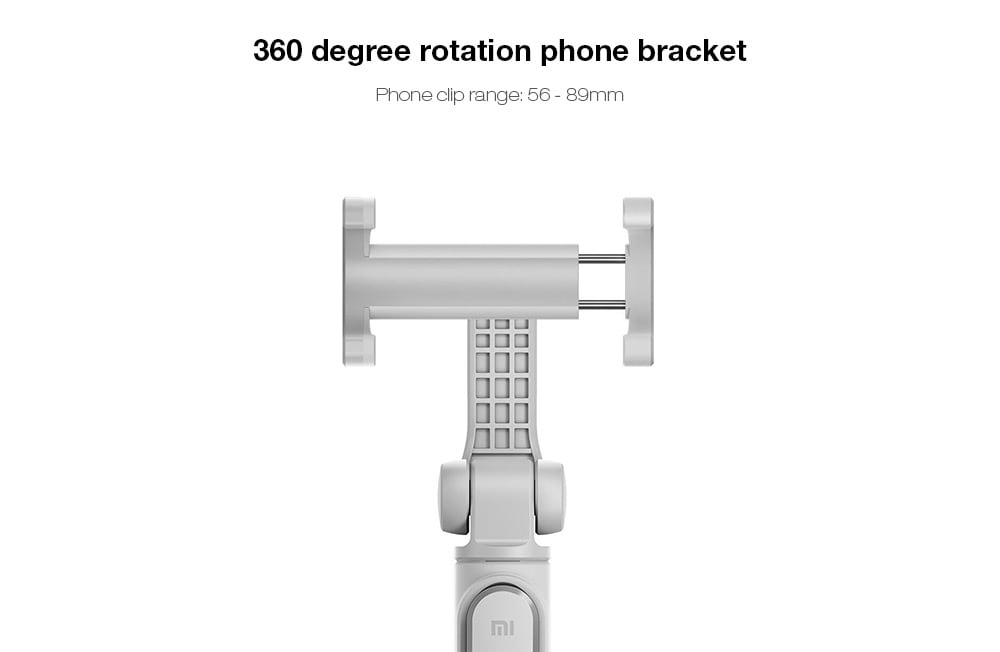 Xiaomi Tripod Mount Holder Selfie Stick Wireless Bluetooth 3.0 Remote Control- Gray Xiaomi Tripod Mount Holder Selfie Stick Wireless Bluetooth 3.0 Remote Control- Gray