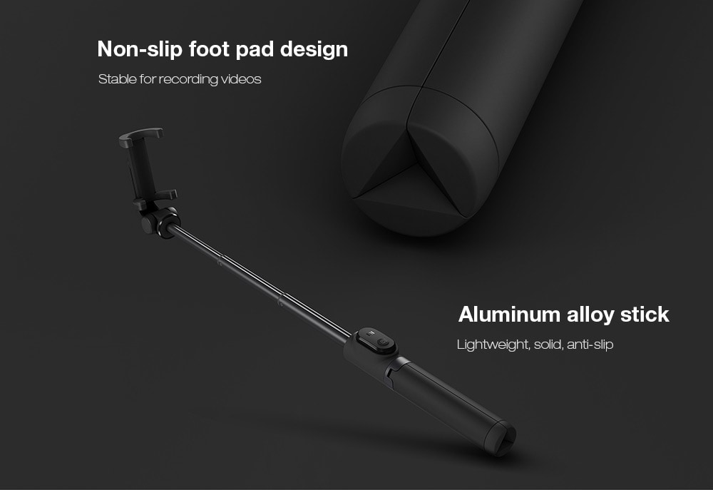 Xiaomi Tripod Mount Holder Selfie Stick Wireless Bluetooth 3.0 Remote Control- Gray Xiaomi Tripod Mount Holder Selfie Stick Wireless Bluetooth 3.0 Remote Control- Gray