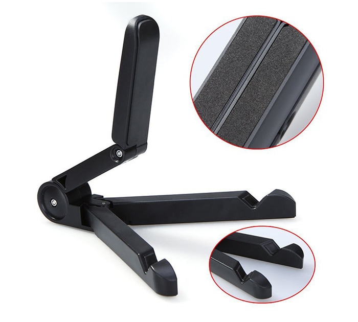 Portable Android Tablet Holder Fold-up Stand for 7 - 10 inch Tablet PC- Black Portable Android Tablet Holder Fold-up Stand for 7 - 10 inch Tablet PC- Black