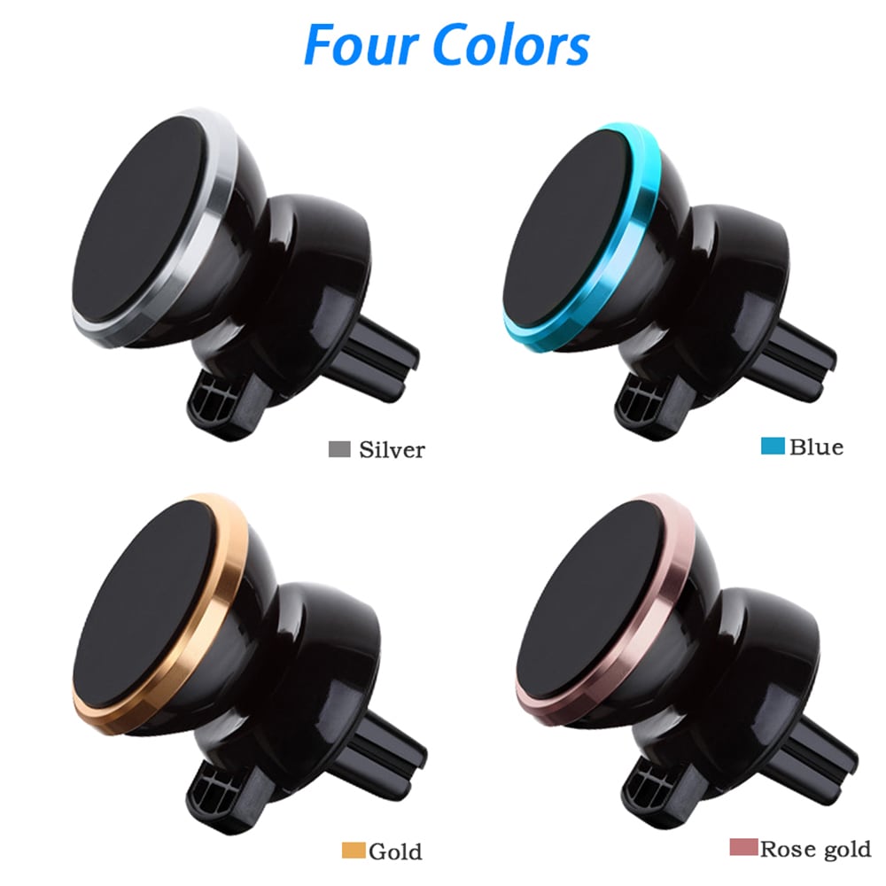 Simple 360 Degree Rotating Car Phone Holder- Crystal Blue Simple 360 Degree Rotating Car Phone Holder- Crystal Blue
